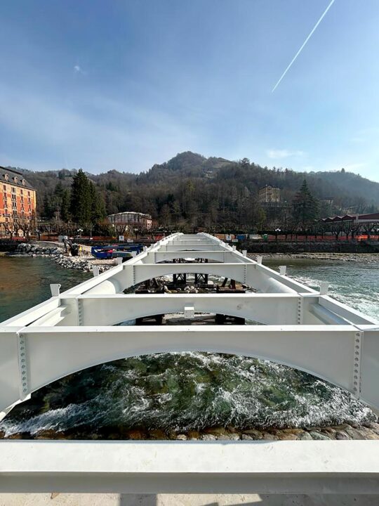 Passerella Ciclopedonale Dario Acquaroli Sul Fiume Brembo Realizzazione Cosmet 11