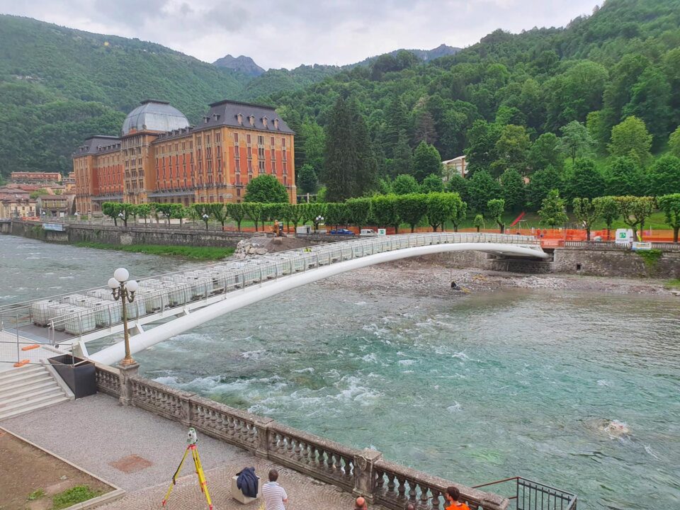 Passerella Ciclopedonale Dario Acquaroli Sul Fiume Brembo Realizzazione Cosmet 17